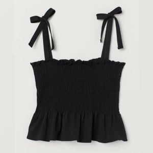 ▫️black bow strap tank▫️